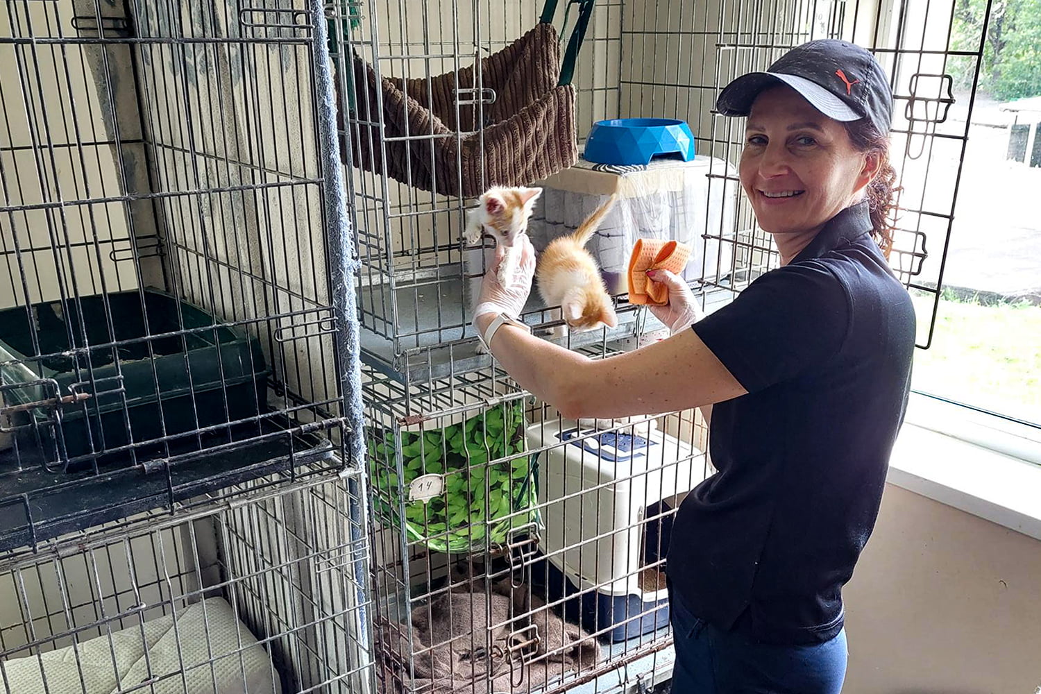 Šuniukų vedžiojimas prieglaudoje „Tautmilės globa“